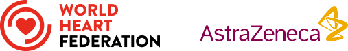 World Heart Federation and Astrazeneca logos